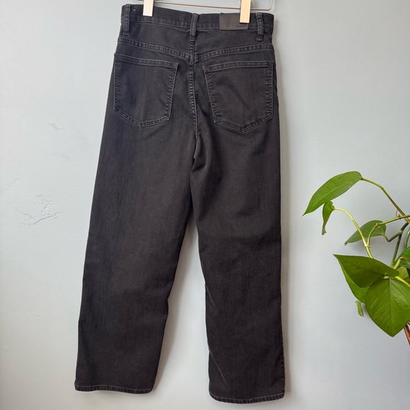 Madewell Slim Wide Leg Crop Jeans in Lunar Wash. Women’s 26 (actual 28X25) - Picture 7 of 15